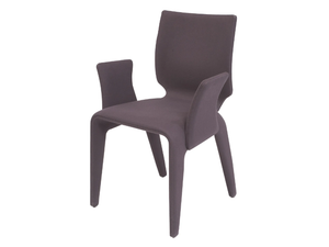 CHABADA - Upholstered fabric chair with armrests _ Roche Bobois